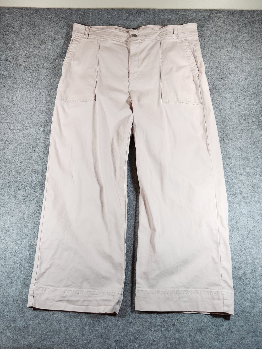 GAP Women's Wide-Leg Pants in Light Pink Size 18